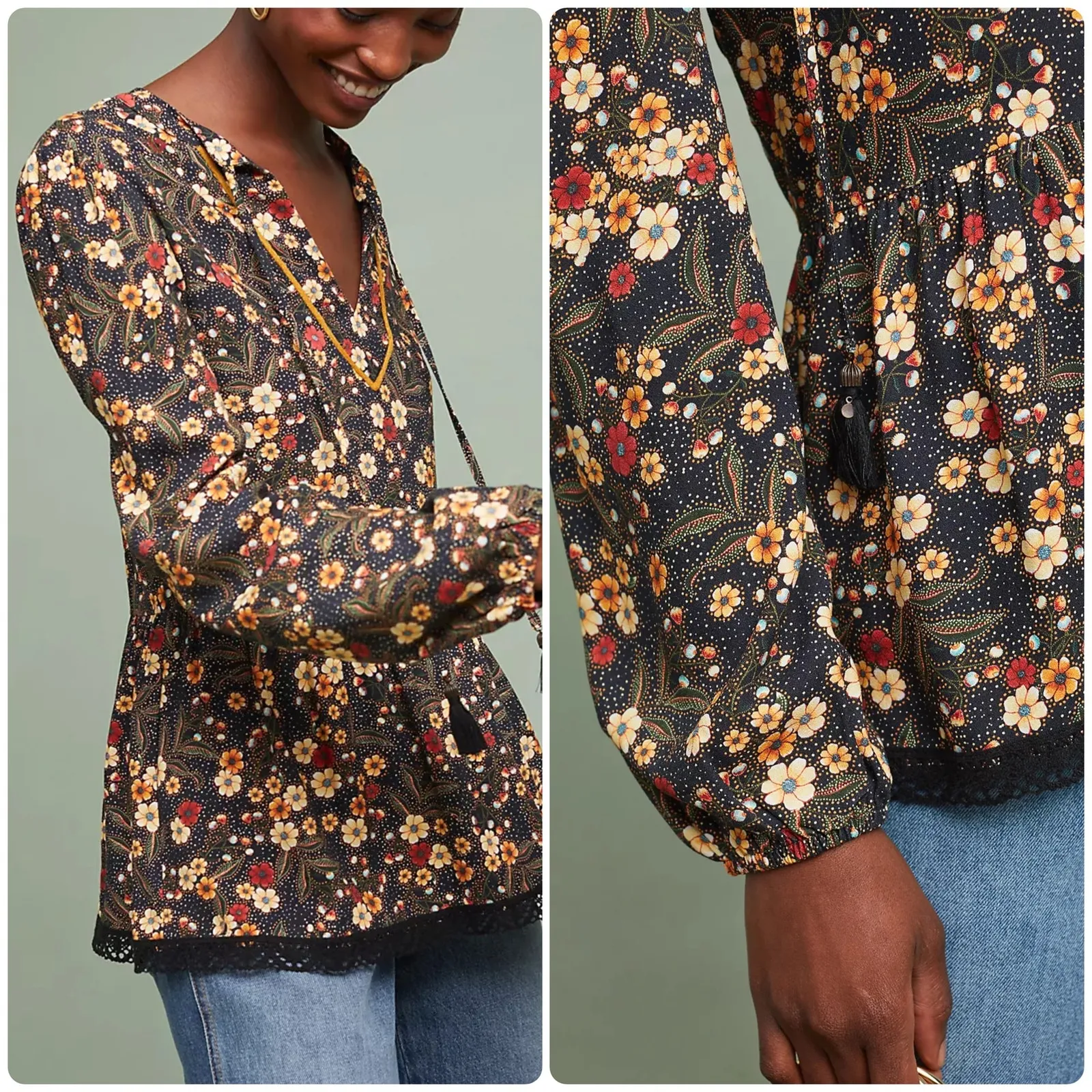 Farm Rio for Anthropologie Sayen Peasant Top - Image 17