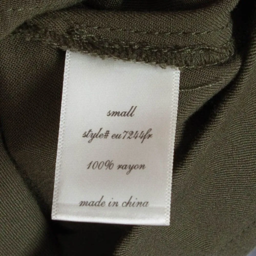 Blue Rain Green Military‎ Utility Jacket Size Small - Image 6