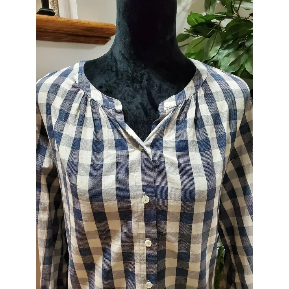 Velvet Women Multicolor 100% Cotton Long Sleeve Button Down Casual Shirt Size S - Image 3