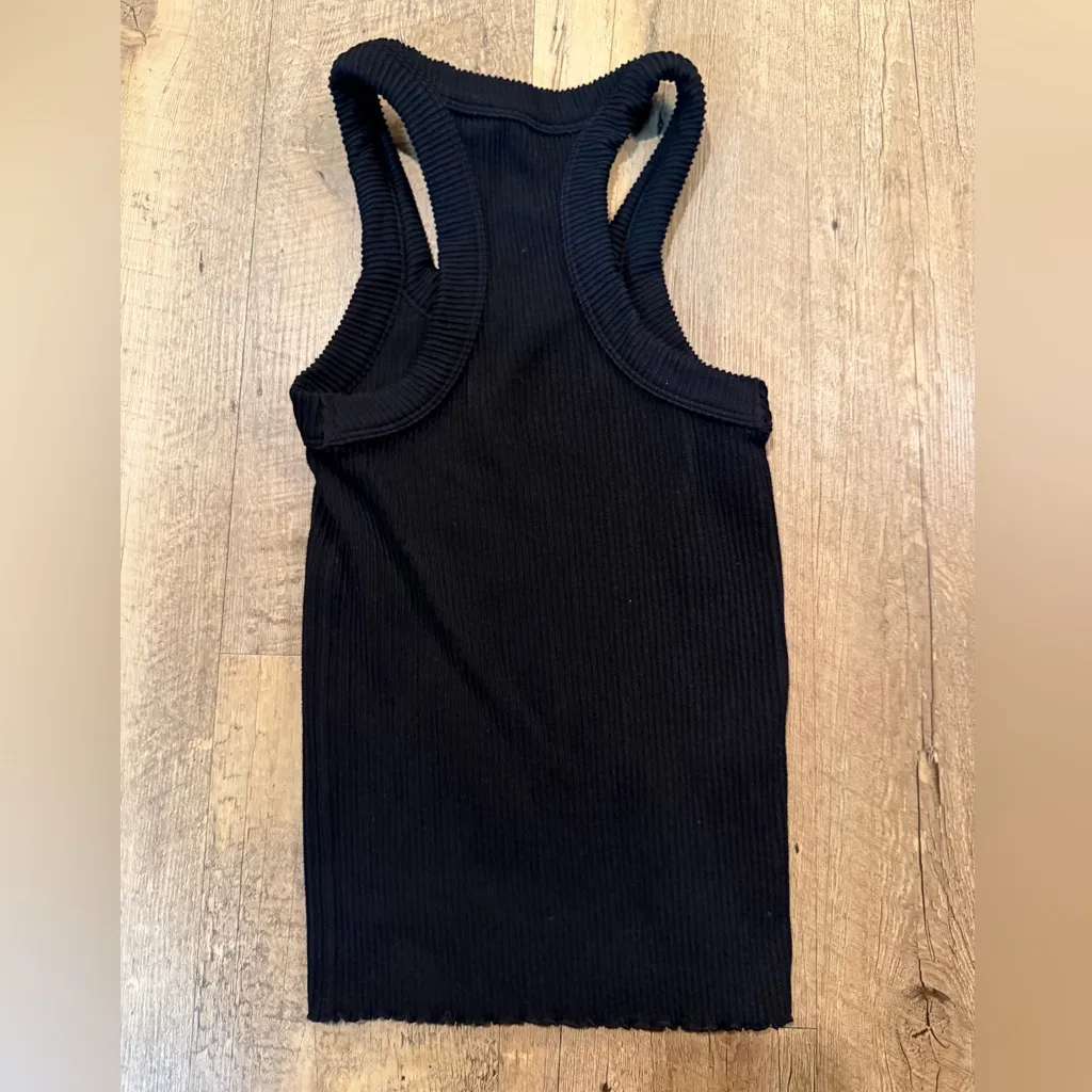 Free People Ribbed Seamless Tank Black XS/S - Image 4
