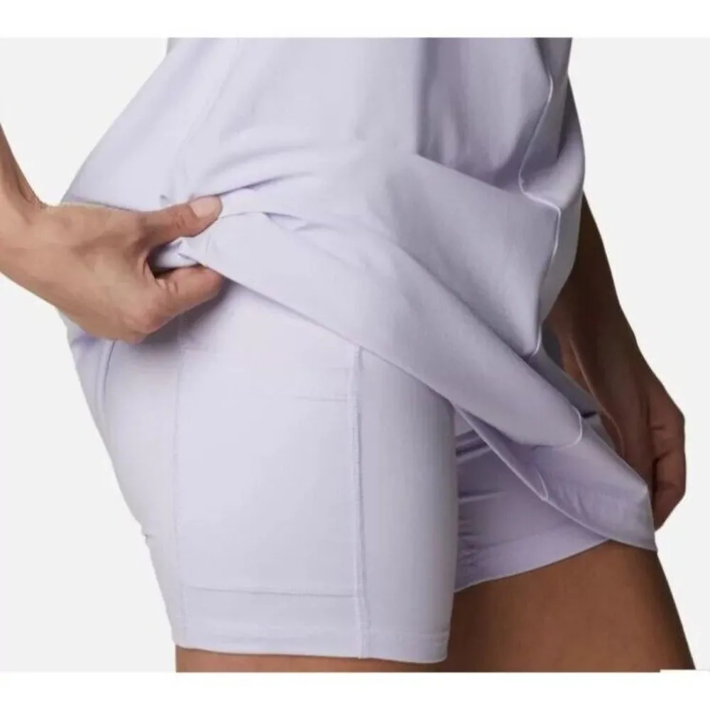 Columbia XXL Pleasant Creek Stretch Dress Built In Bra & Shorts Violet XXL Omni - Image 4