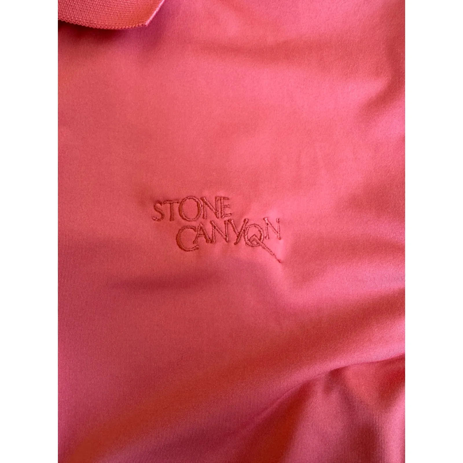 Peter Millar Stone Canyon Womens Golf Polo Shirt Pink UPF 50+ Size L - Image 4