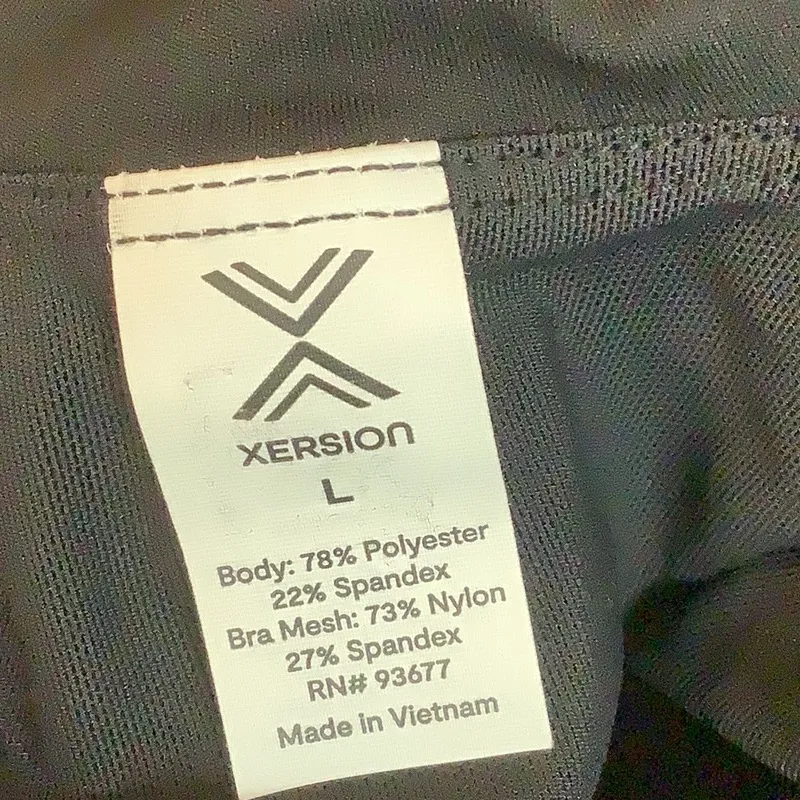 Xersion  Size L Black EverUltra-Lite Womens Sleeveless Active Short Romper. New - Image 7