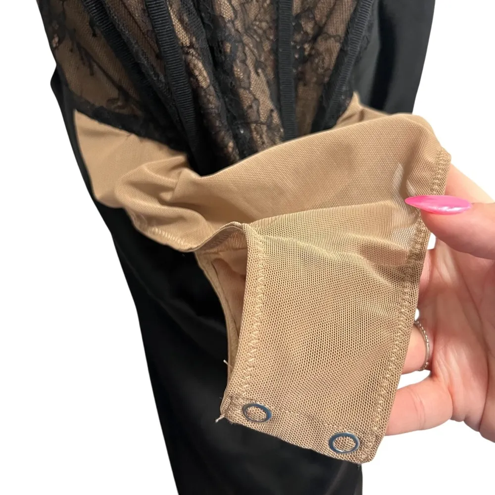 NEW NWT NBD Nalani Strapless Corset Maxi Dress In Black - Image 8