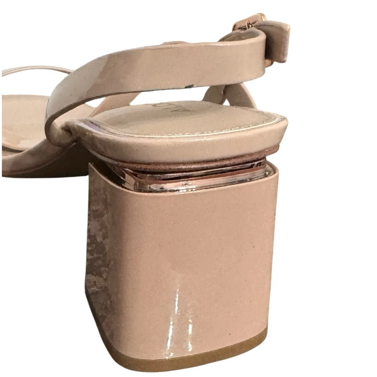 New! Aldo Shenna Strappy Slingback Heeled Patent Sandals - Size 9 - Image 12