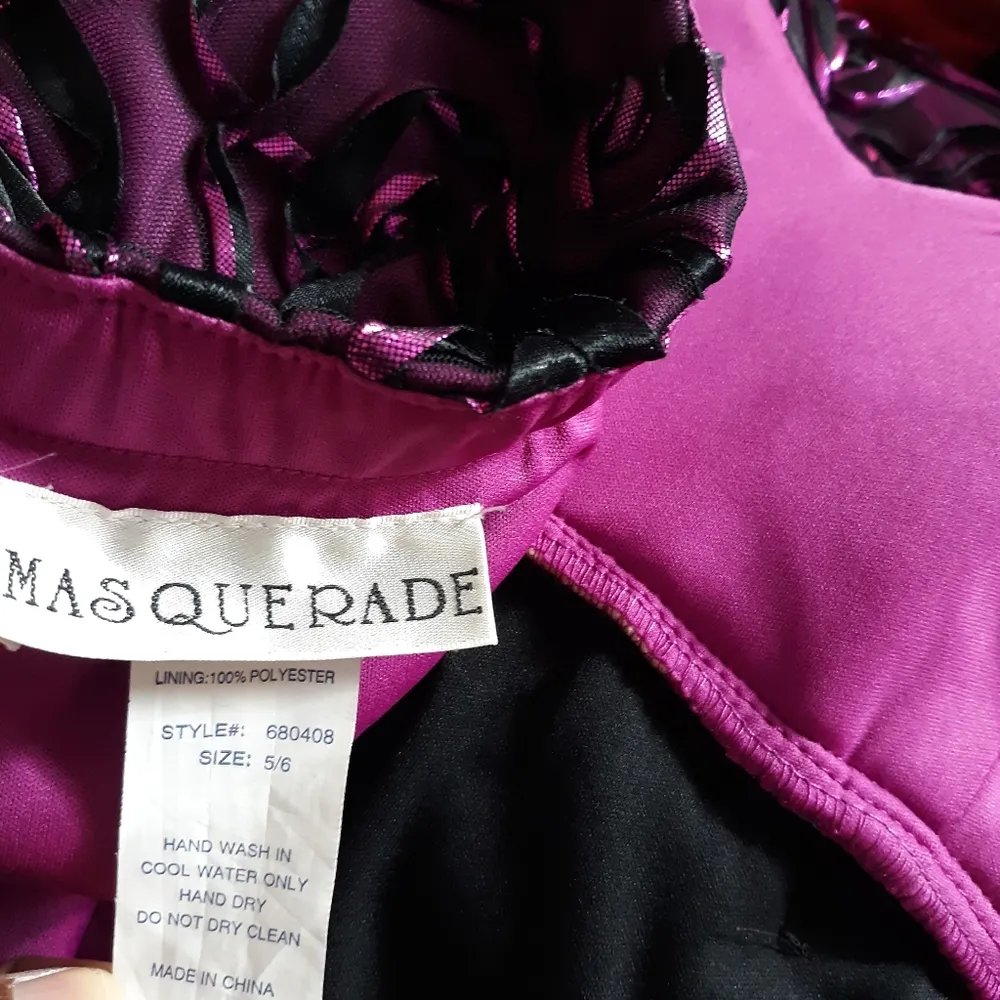 Masquerade Junior's Size 5/6 Strapless Prom Dress - Image 4