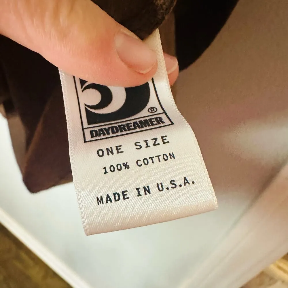 Vintage DAYDREAMER Women's Brown Kurt Cobain Checker T-Shirt One Size - Image 6