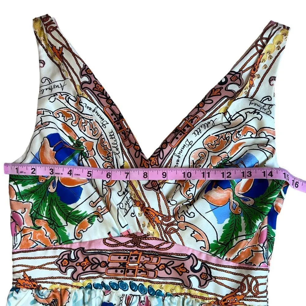 Anthropologie Exclusive Tied Shoulder Acionna Silk Dress by Collette Dinnigan - Image 10