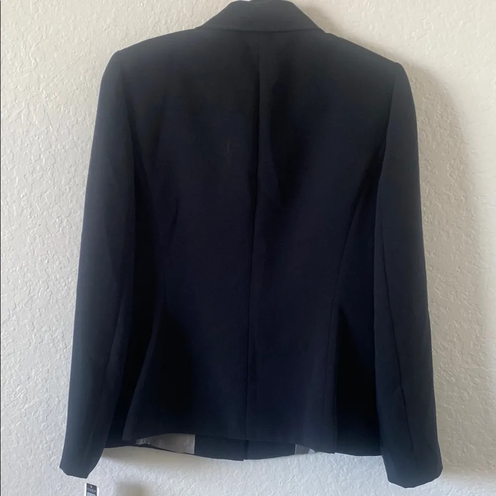 Studio Tahari Black Blazer Structured Suit Jacket Size 10 - Image 4