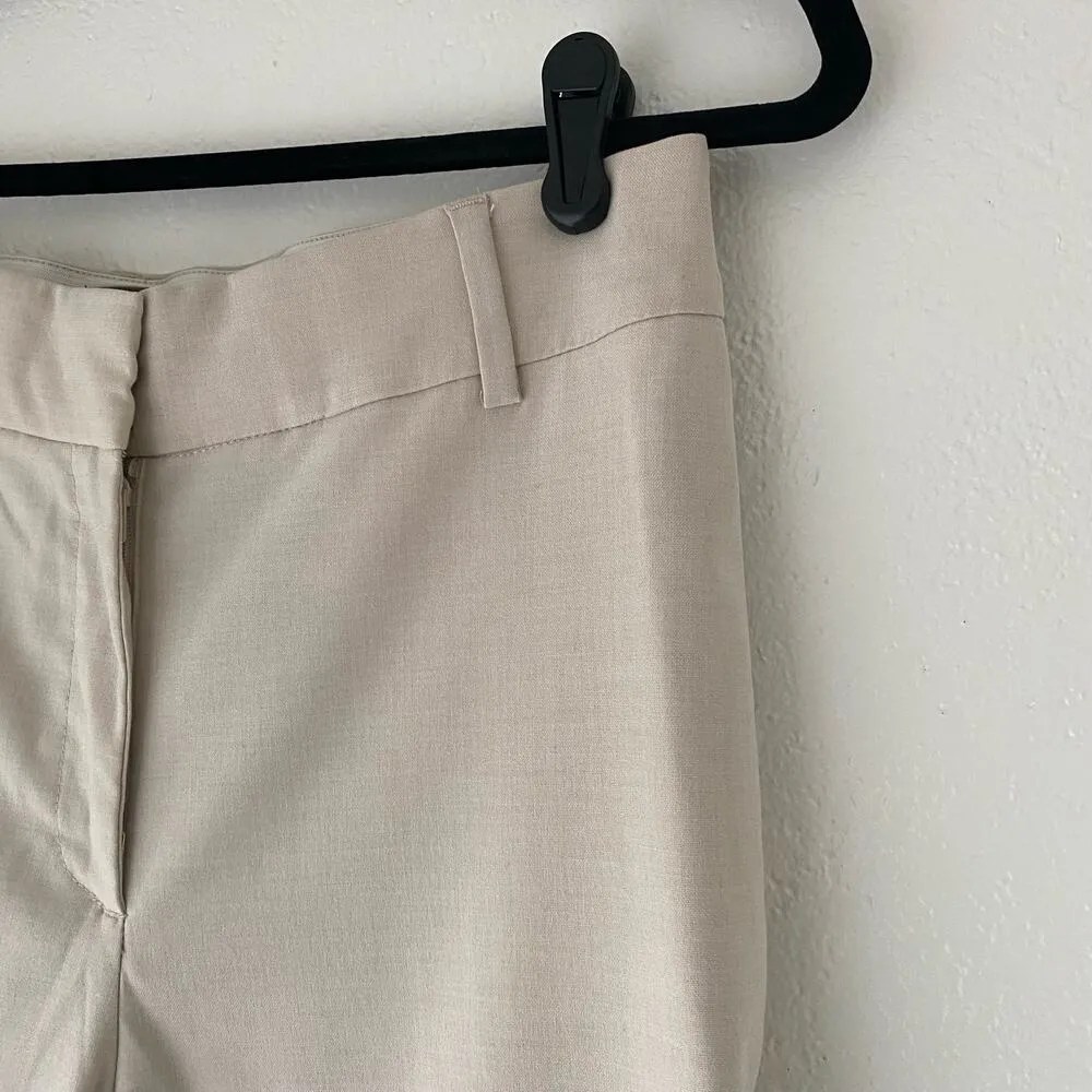H&M Tapered Leg Slacks Light Beige Size 6 - Image 2