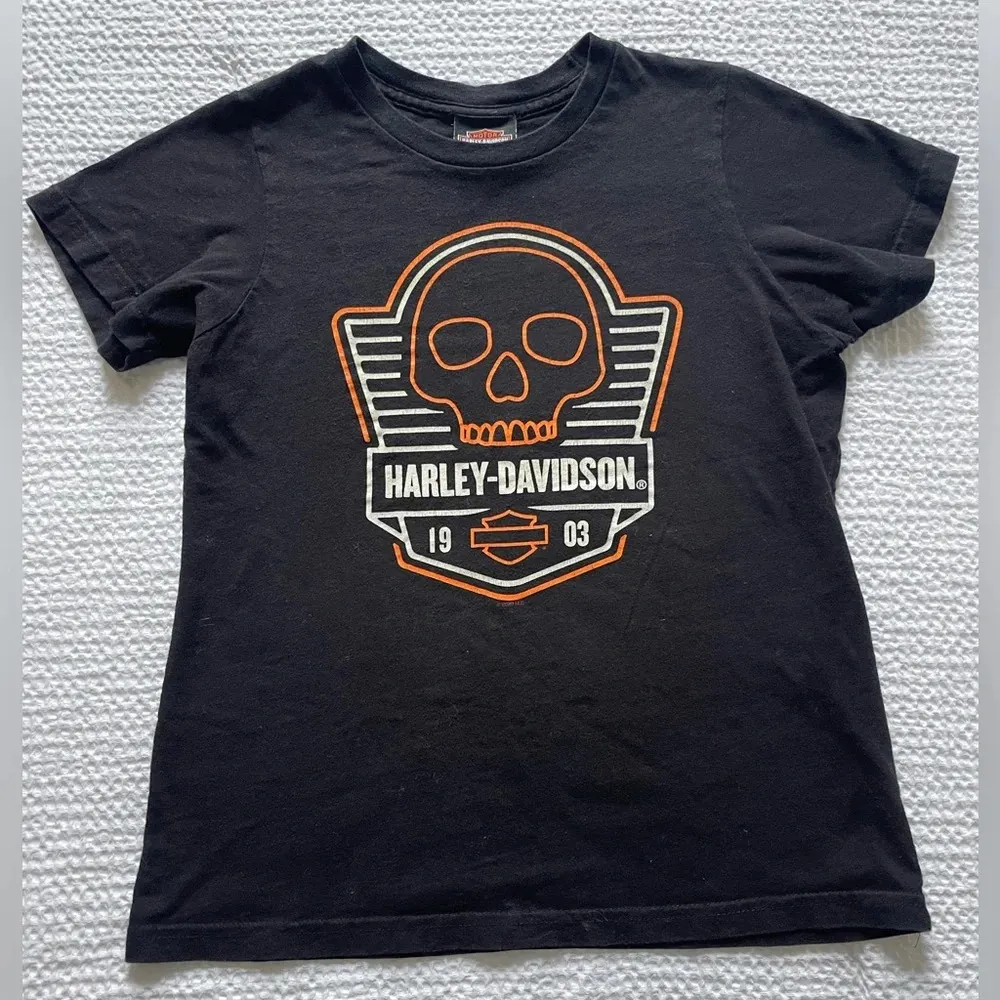 Harley Davidson Motorcycles Short Sleeve Tee Shirt Zion Bikercore Moto Grunge - Image 2