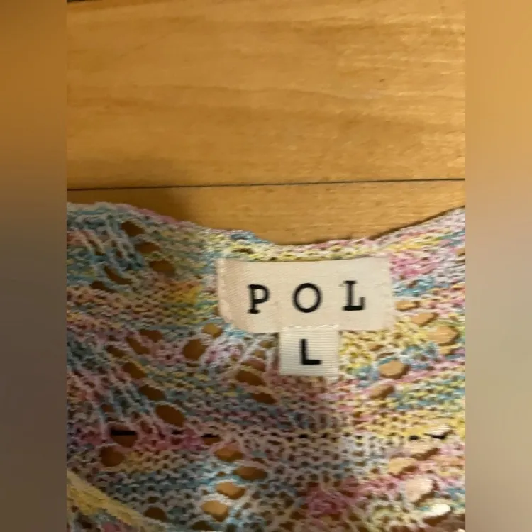 POL Crochet Rainbow Pastel Top - Image 2