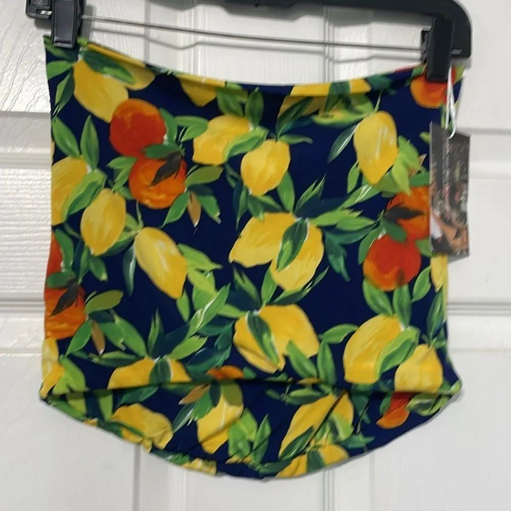 Mode Mischief Varenna Tube Top Size‎ Small NWT Yellow - Image 7