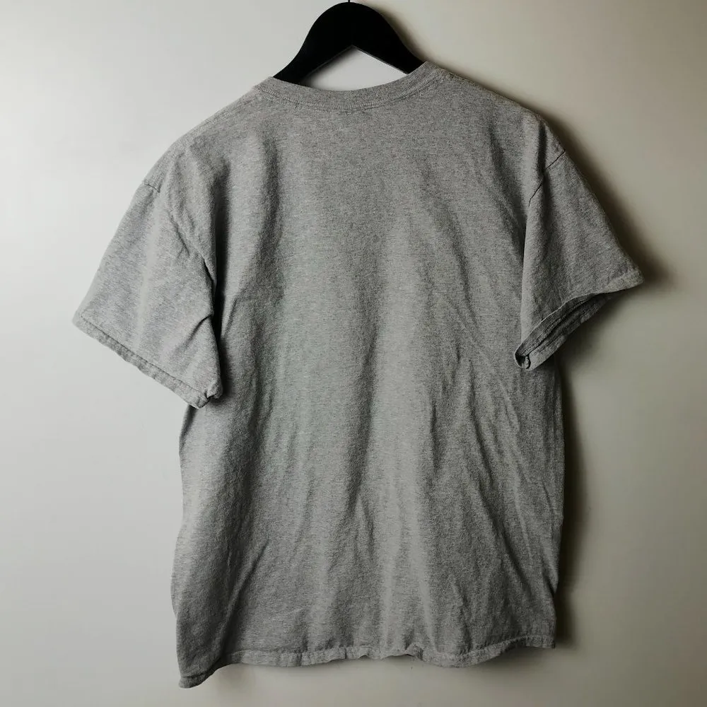 2000 Vintage Y2K Voodoo Bourbon St New Orleans T Shirt Gray Large L Skeleton - Image 3