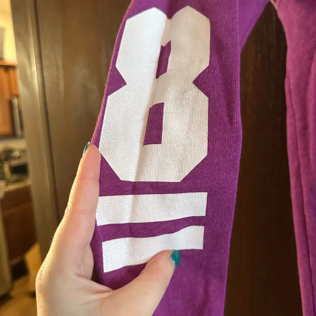 PINK Victoria's Secret V-Neck Sweater in Purple and Lavender - Image 3