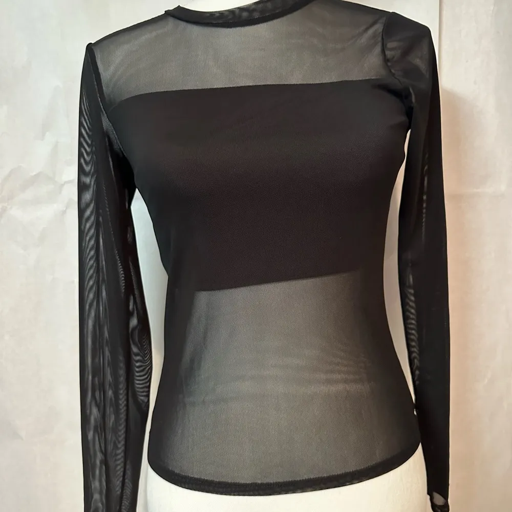 Shinestar Black Mesh Bodysuit - Image 4