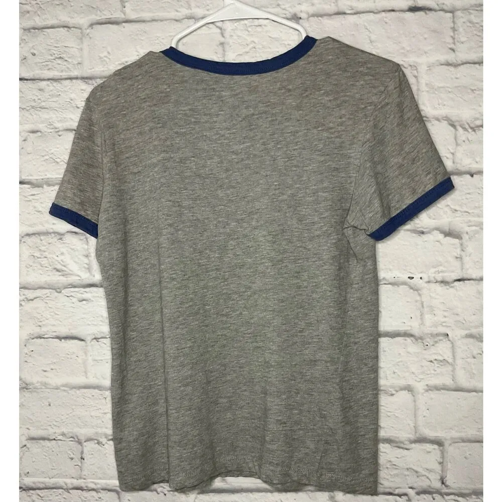 Brave Soul London rainbow ringer T-shirt cotton blend casual M. - Image 5