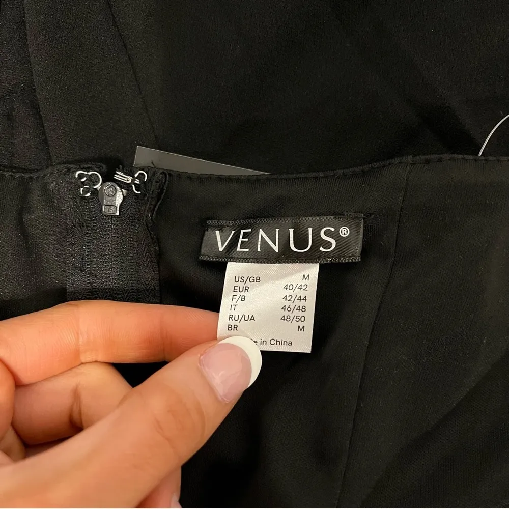 Venus Black & Silver Sequin Dress NWT - Image 6