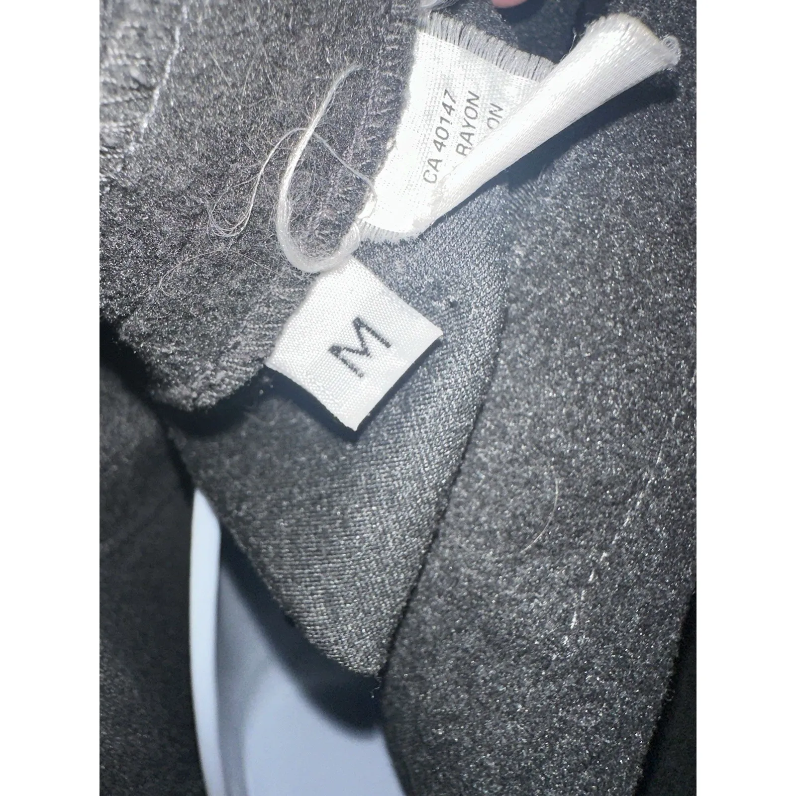 Shop Meg Charcoal Grey Wool‎ Feel V Neck Dress 3/4 Sleeve EUC Size M Gray Size M - Image 5