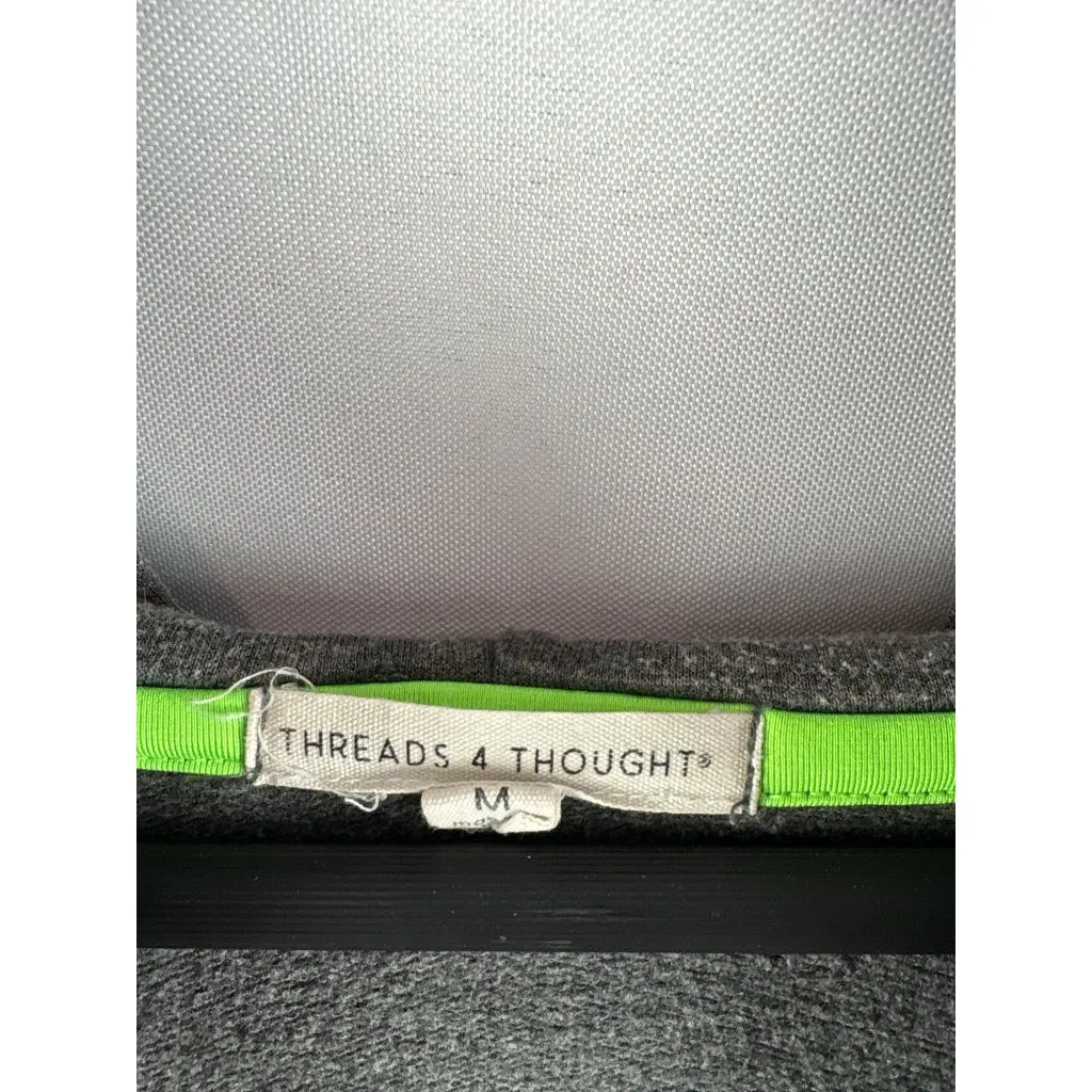 Threads 4 Thought Medium Gray Half-Zip Hoodie - Image 5