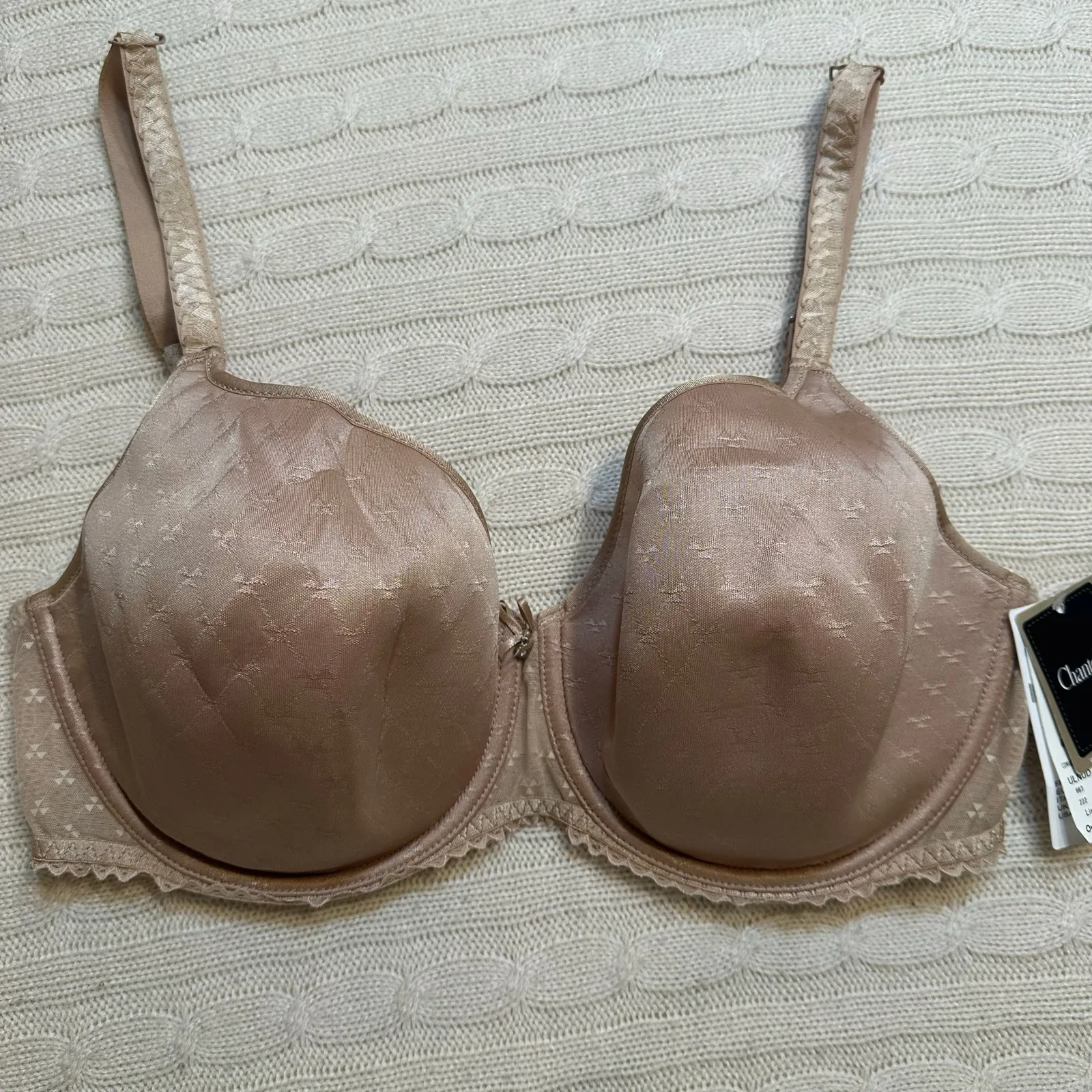 NEW Chantelle Underwire Bra sz 38D Chantelle Courcelles 6797 Spacer T-Shirt bra - Image 2