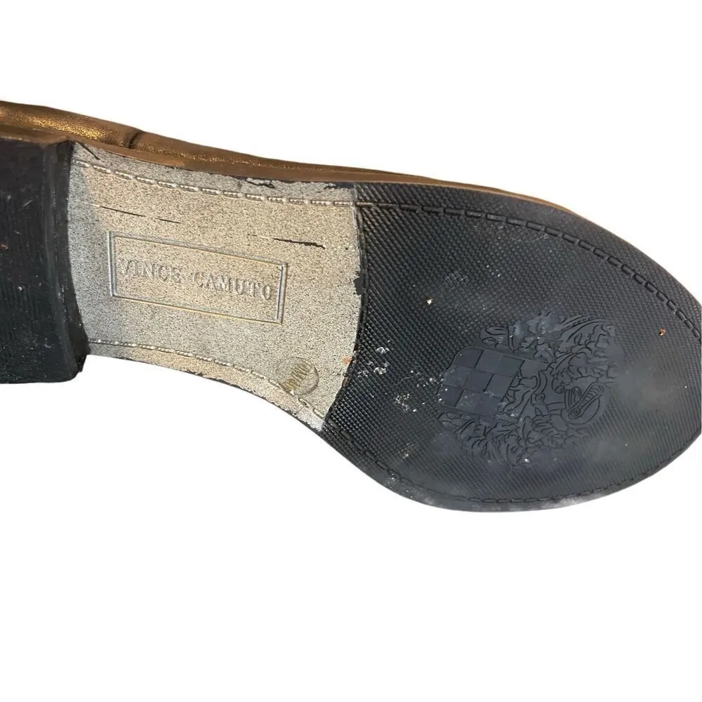 Vince Camuto Black Leather Riding Boots size 10 - Image 10