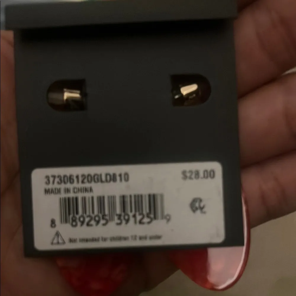 Kenneth Cole  Red Earrings - Image 4