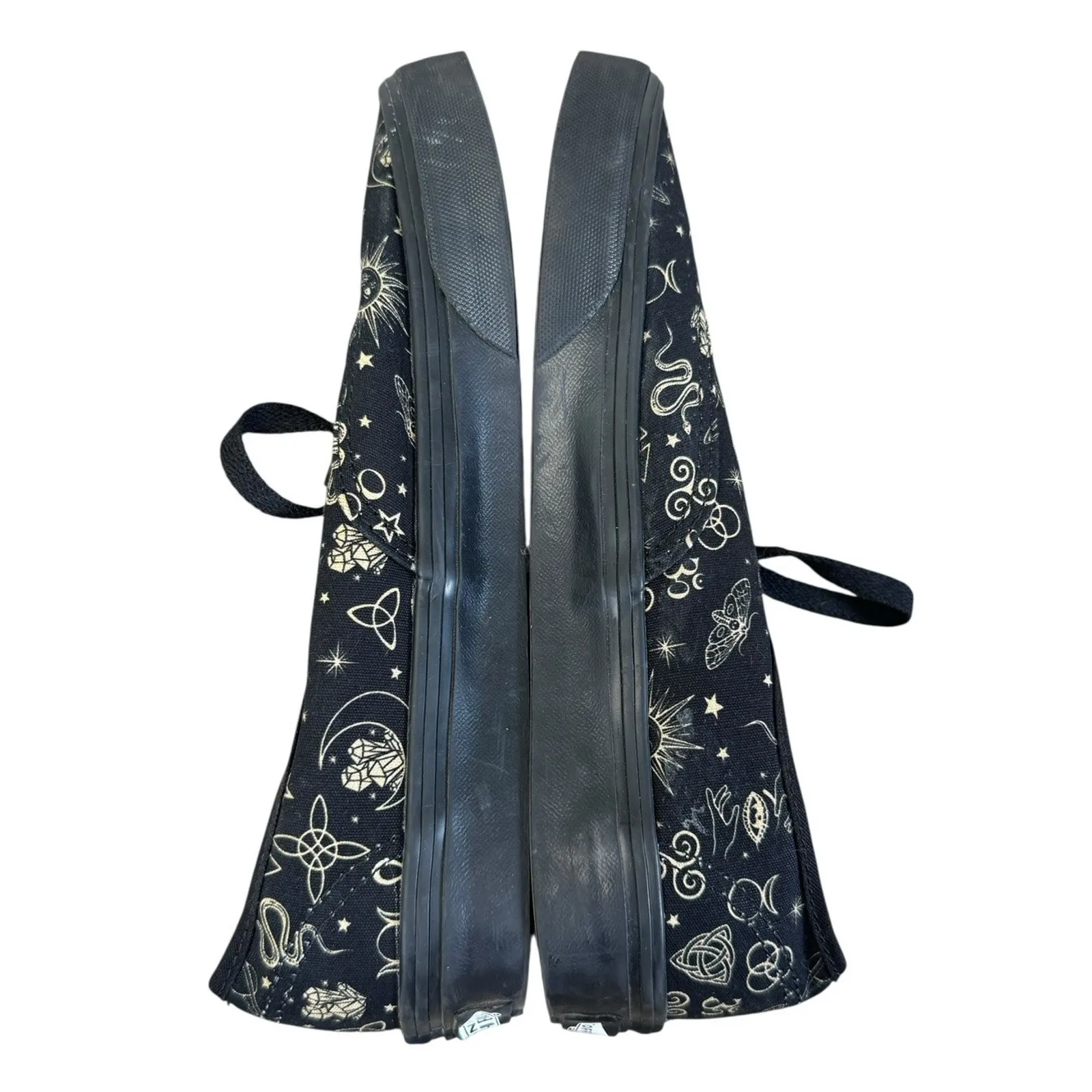 VANS Witchy Vibe Celestial Gothic Mystical Shoes Moons Snakes Crystals Sz 7/8.5 - Image 6