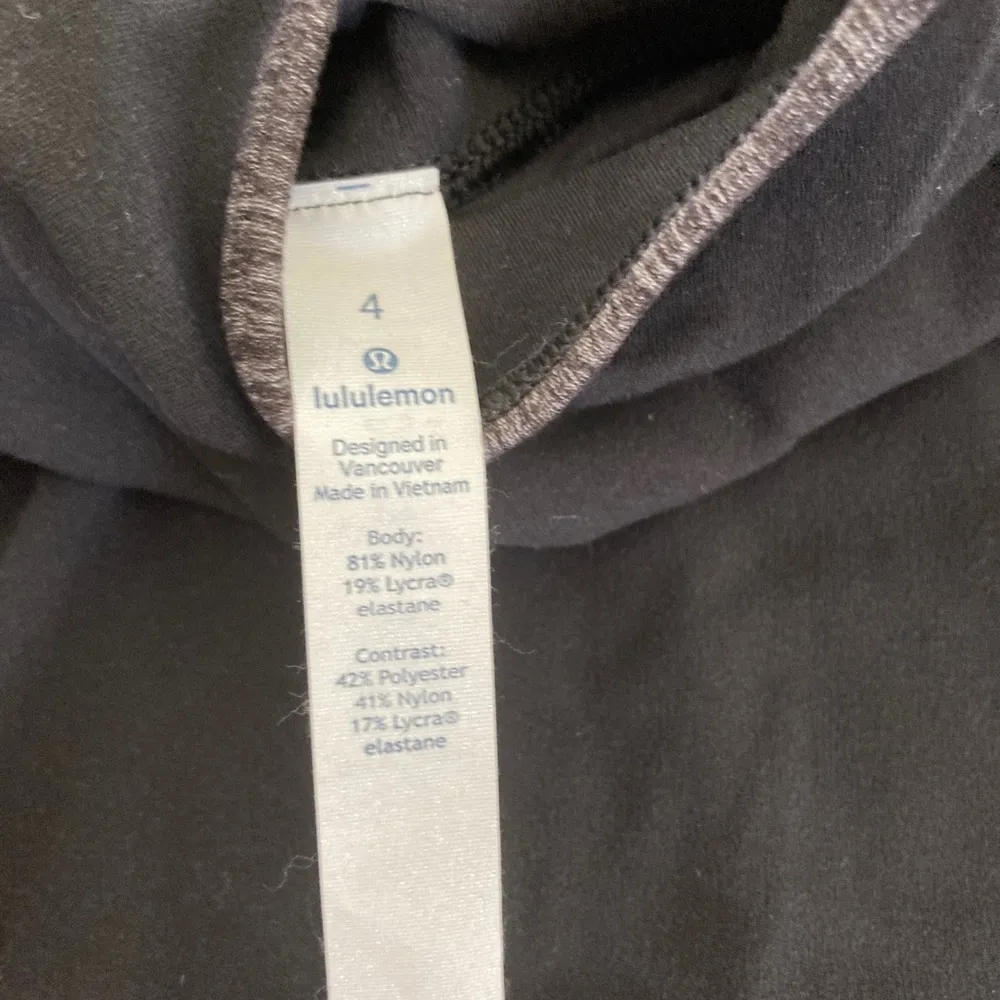 LULULEMON Shape Up Pullover Black Grey Align Top Nulu Long Sleeve Top Shirt 4 - Image 8