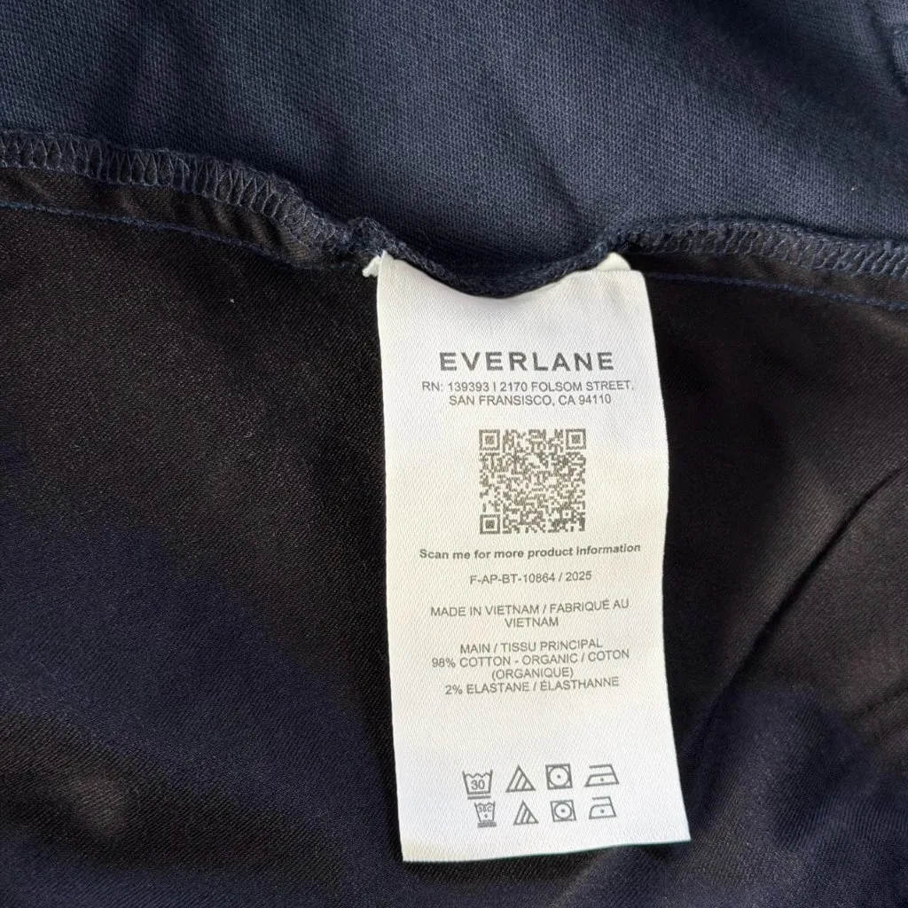 Everlane The Utility Barrel Pant in Navy, Size 16 - Image 8