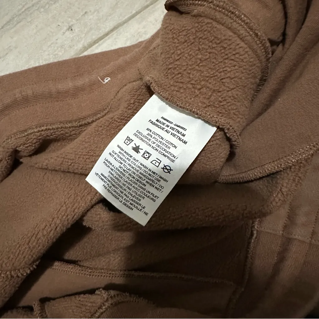 Air Jordan Flight Loose Fit Active Lounge Fleece Sweatpants Brown 2X FV7059 223 - Image 13