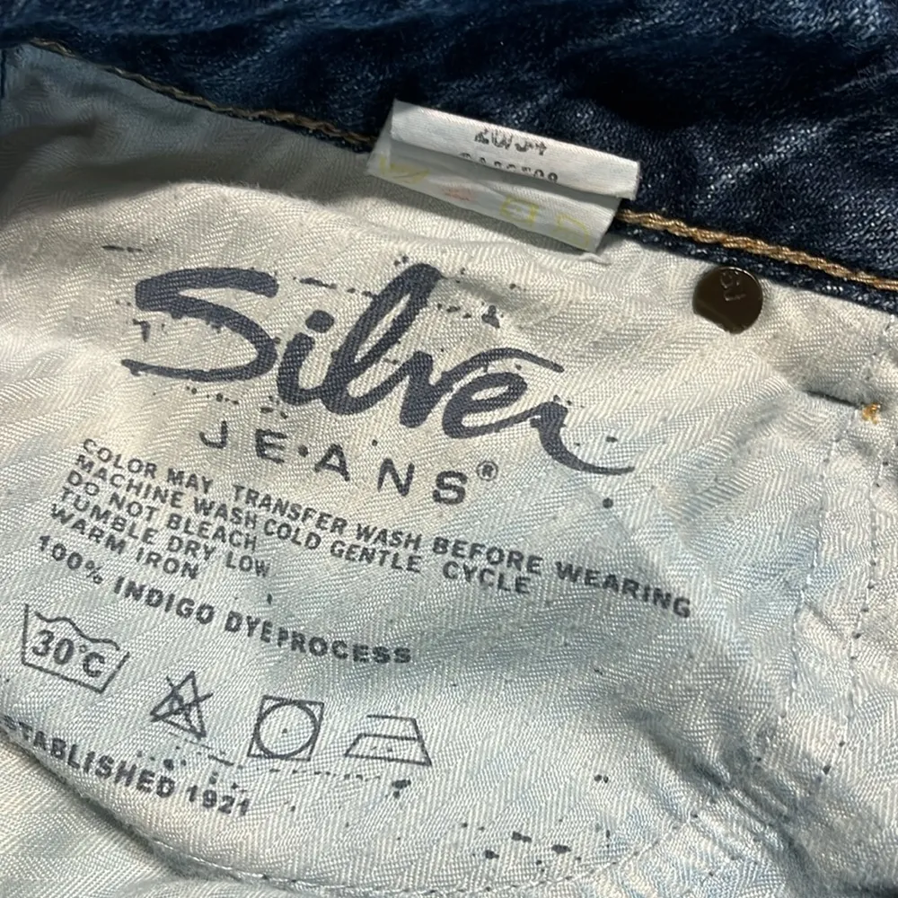 Silver Julia Jeans Womens 25 Length 34 Western Glove Works Bootcut - Image 11