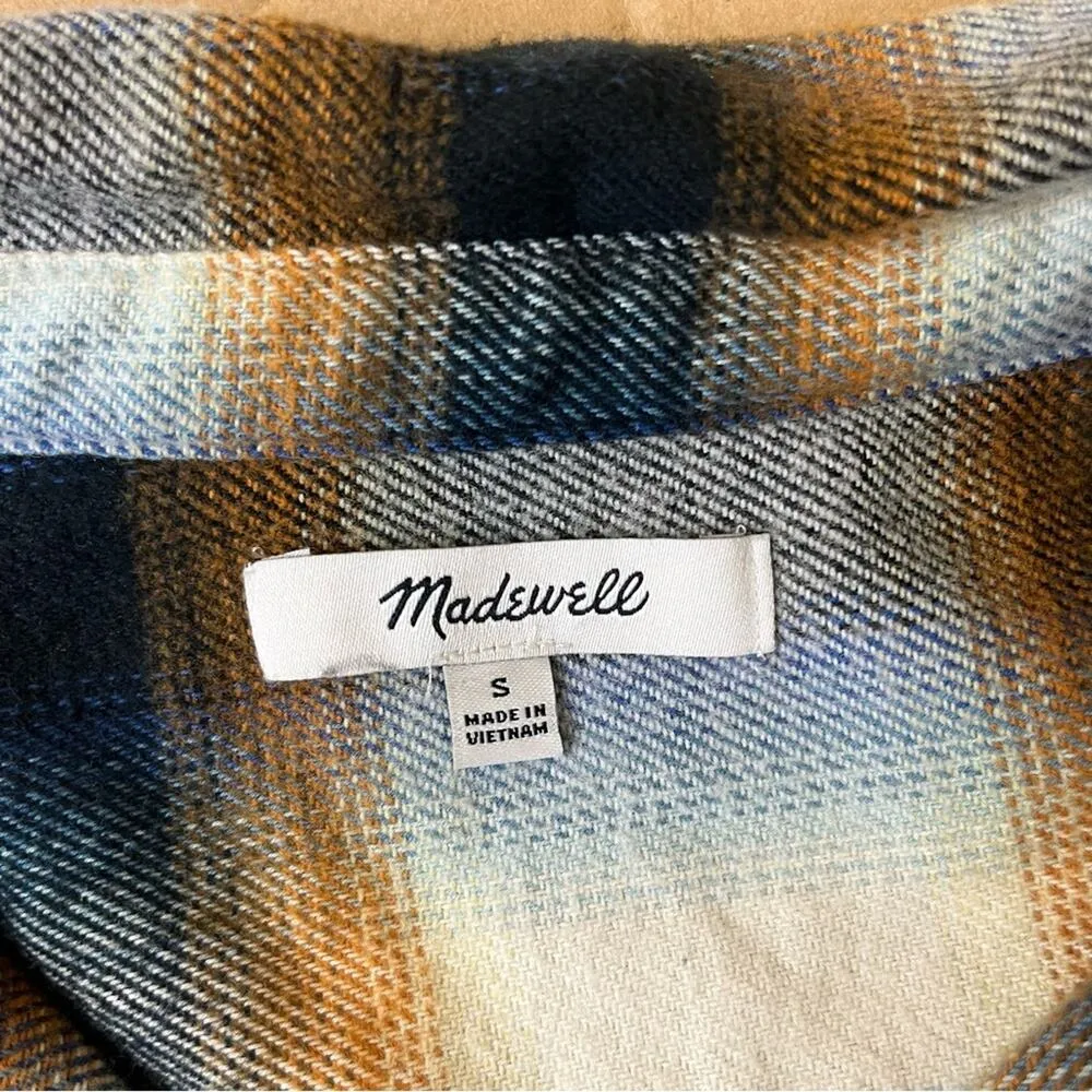 Madewell Flannel Westlake Shirt in Allen Plaid Small - Image 8