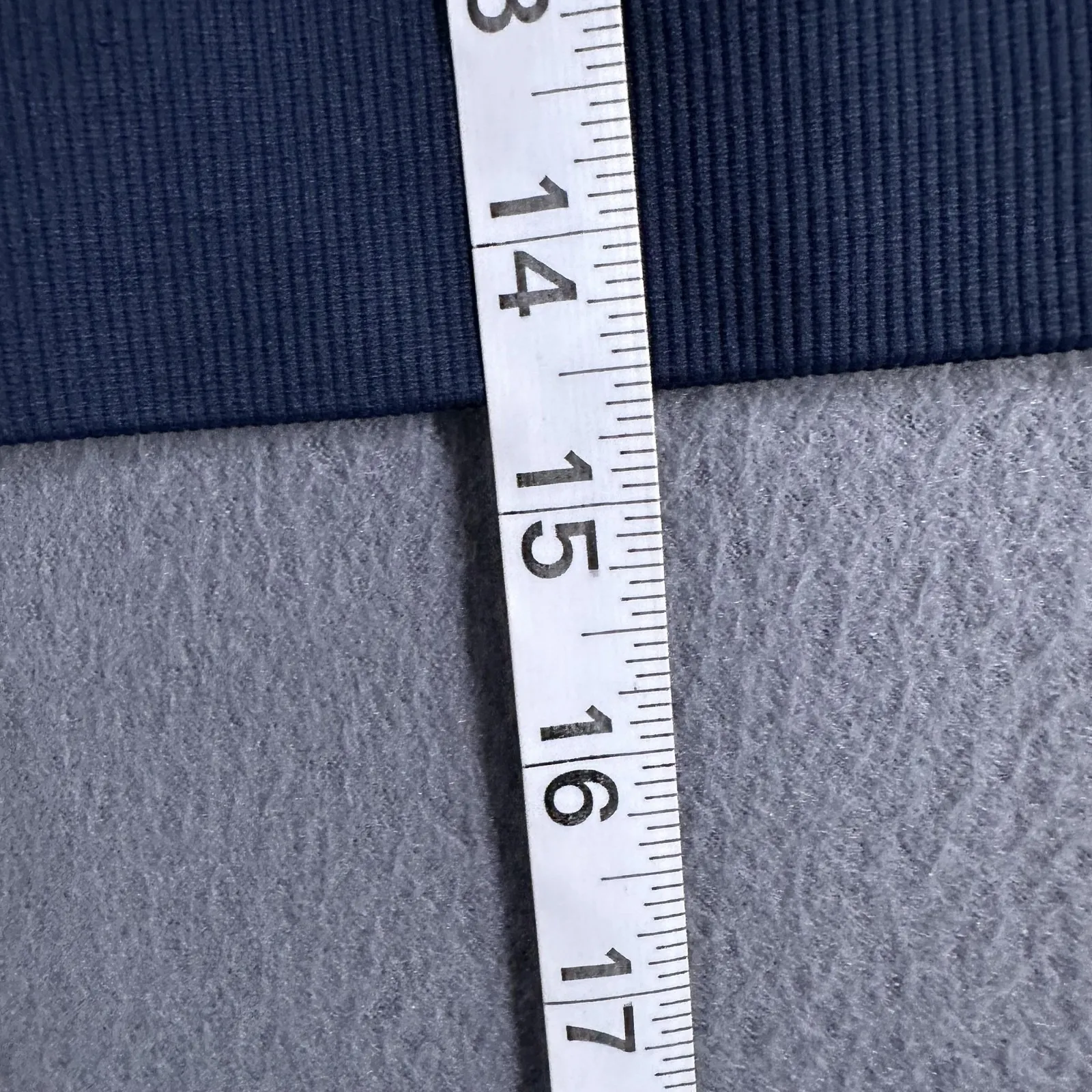 Gymshark Everyday Seamless Sports Bra Womens Small Blue V Neck Ribbed Longline - Image 5