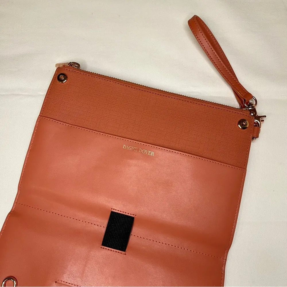 Dagne Dover Essentials Clutch Wallet Wristlet in Sienna Color - Image 11