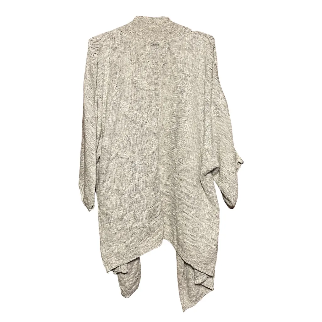 prAna Woman's Grey Casual Organic Cotton Blend Cadigan Size Large - Image 7