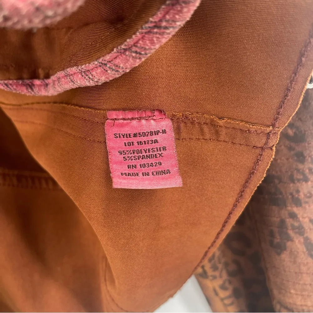 MARRAKECH x Anthropologie Jacket Size Small Marni Leopard Moto Animal Print Zip - Image 14