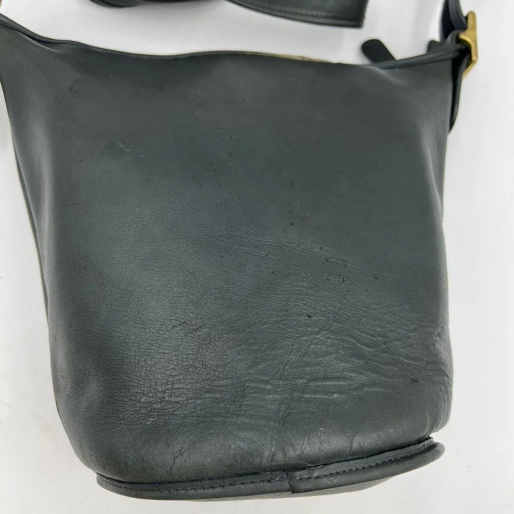 Vintage Coach Helen Berg’s Legacy Duffle Sac Feed Bag Crossbody 9953 Purse Green - Image 9