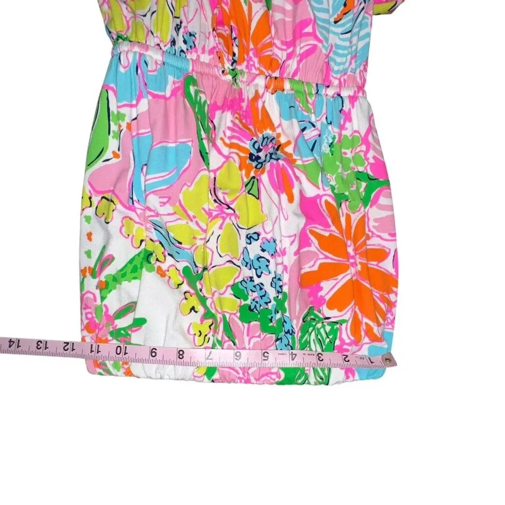 Lilly Pulitzer x Target Maxi Long Dress Nosey Posey‎ Strapless Floral Size Small - Image 6
