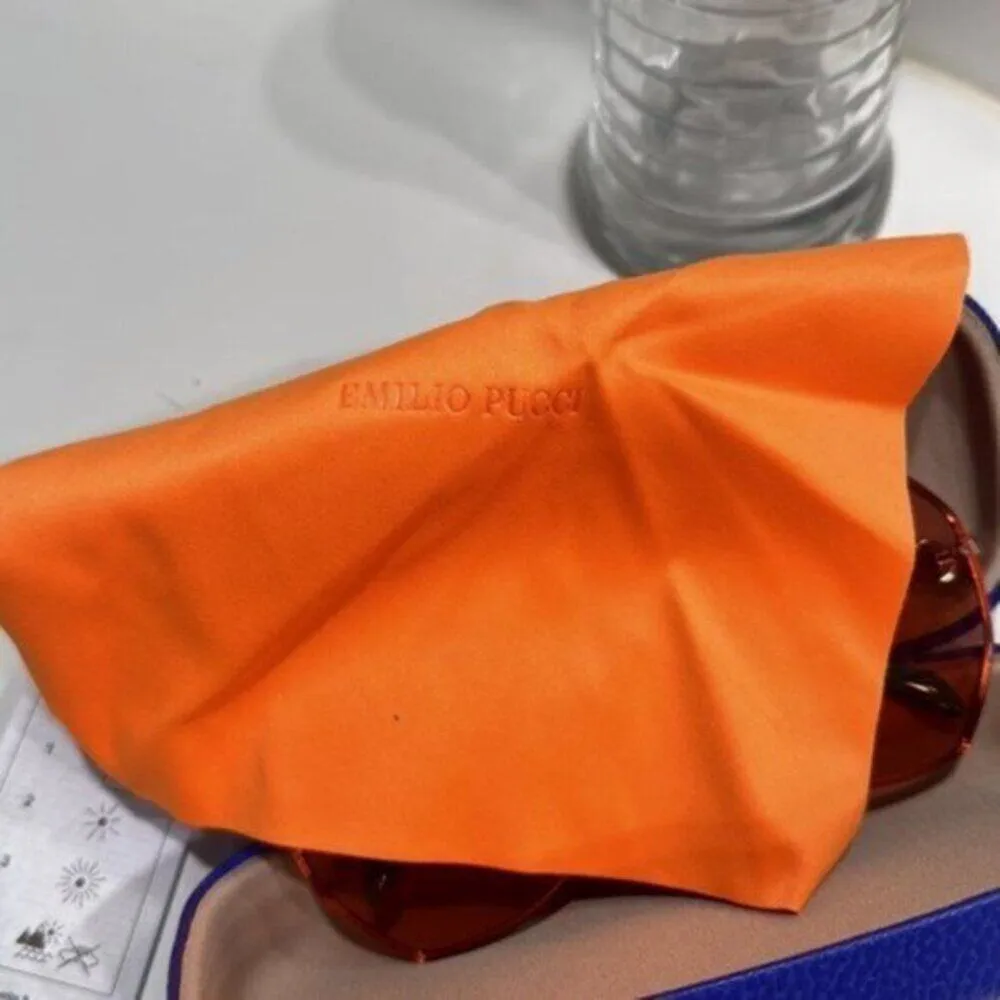 Emilio Pucci 61mm Square Sunglasses Shiny Rose Gold - Image 6