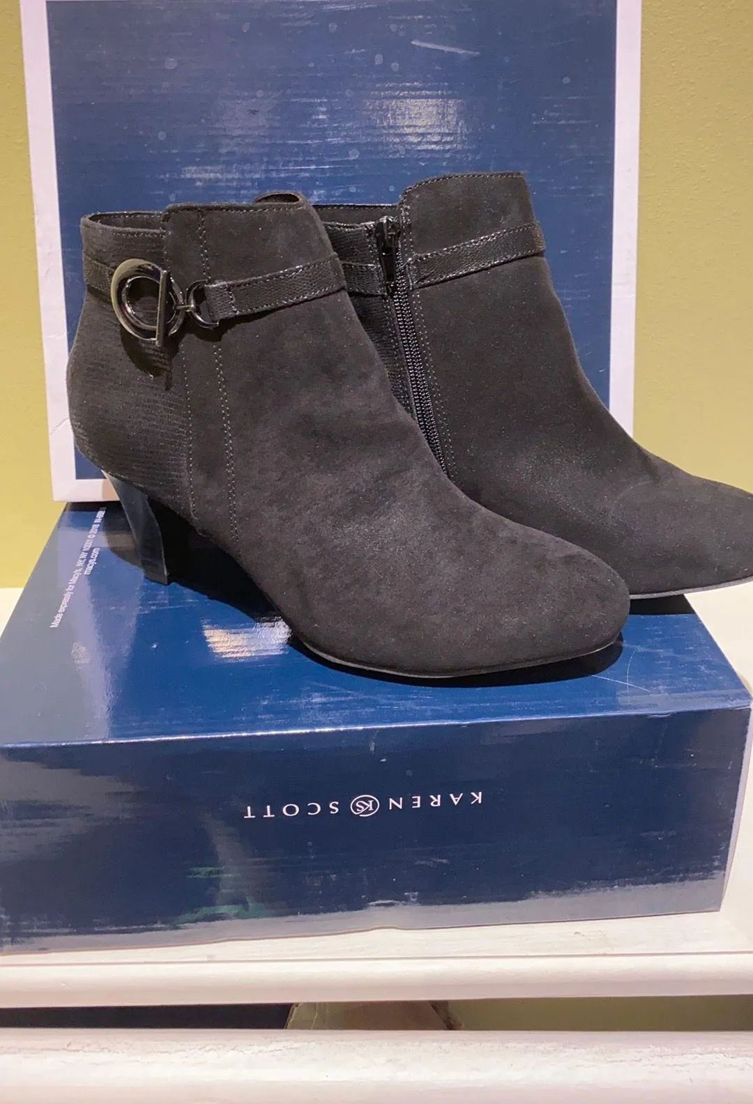 NEW !!!  Viola Black Booties !!!! - Image 2