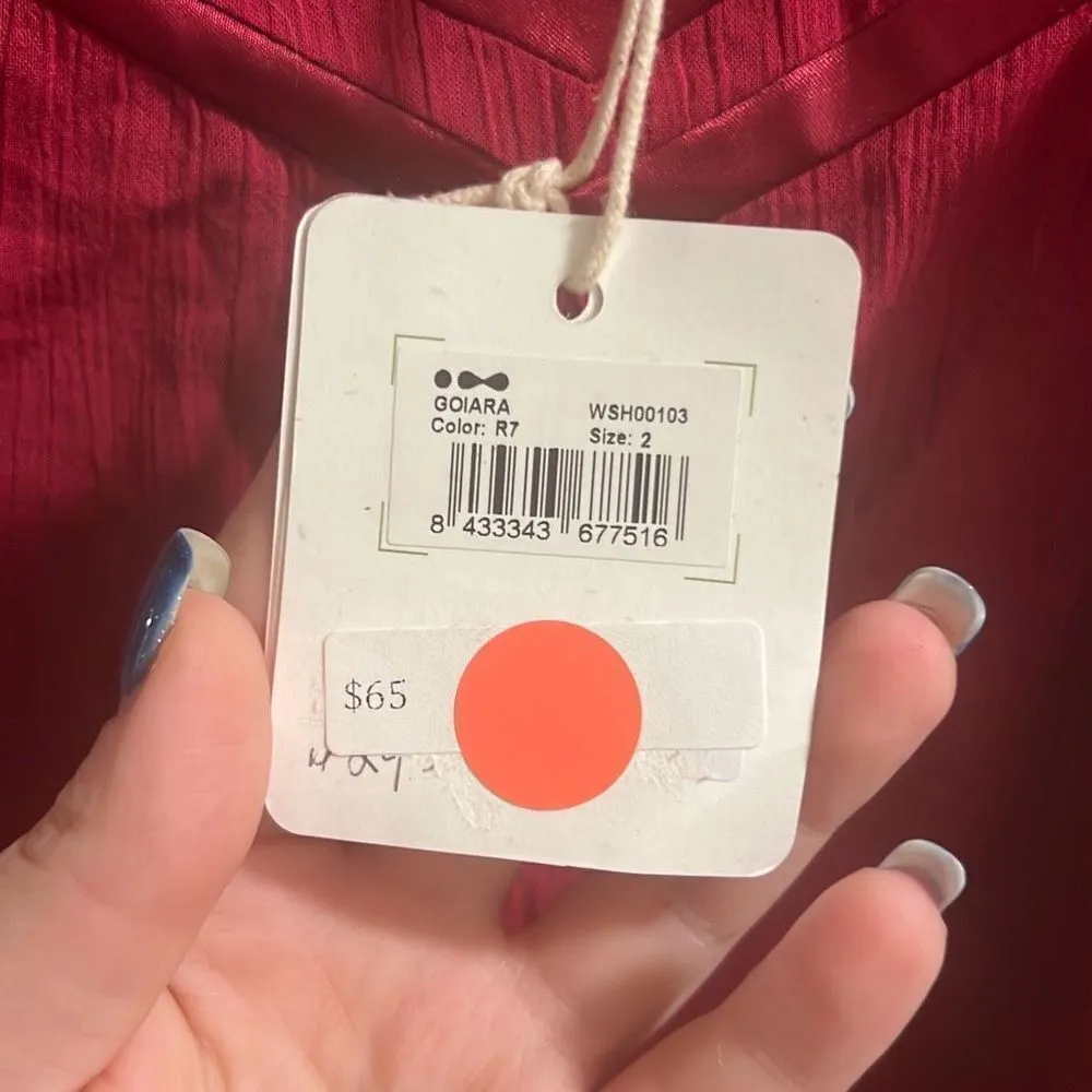 ✨Skunkfunk Goiara Hot Pink Sz 2 Tank Top✨ - Image 5