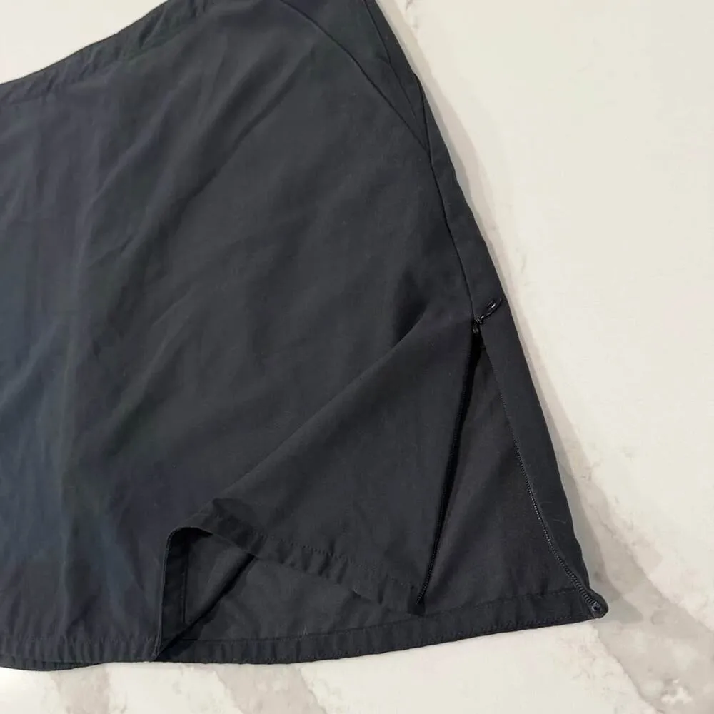 Patagonia Duway Athletic Skort Skirt Women’s Size 10 Black Side Zipper Gorpcore - Image 2