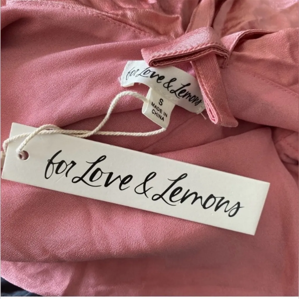NWT FOR LOVE & LEMONS Jewel Maxi Dress In Mauve size S - Image 5