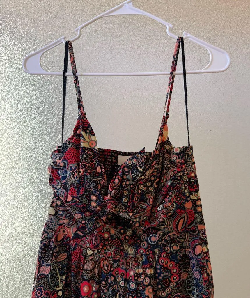 A.L.C. Laura Cutout Floral Maxi Dress Brown Sz 4 - Image 5