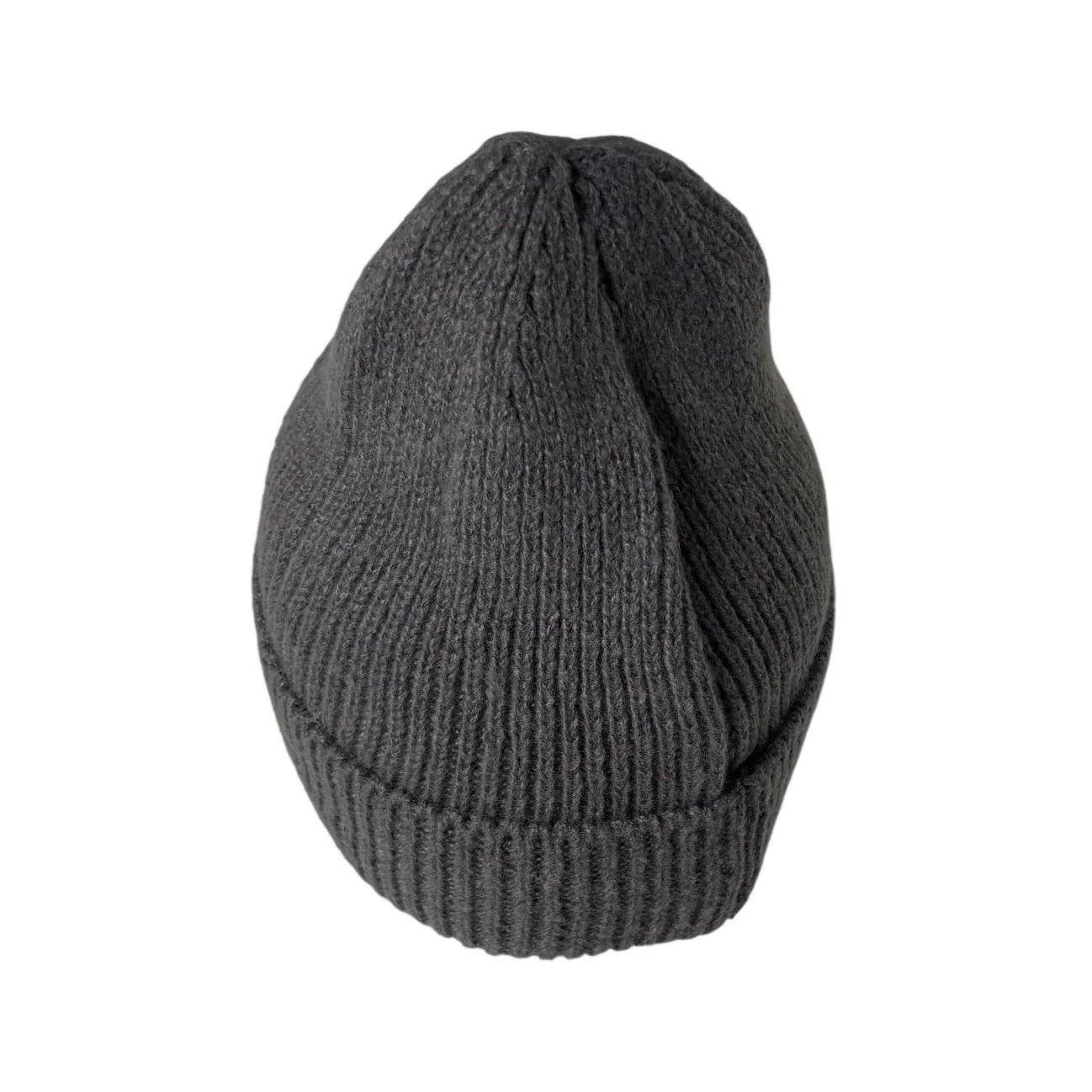 Unisex Knit Cap Beanie Double Layer Winter Hat Gray NEW OS - Image 3