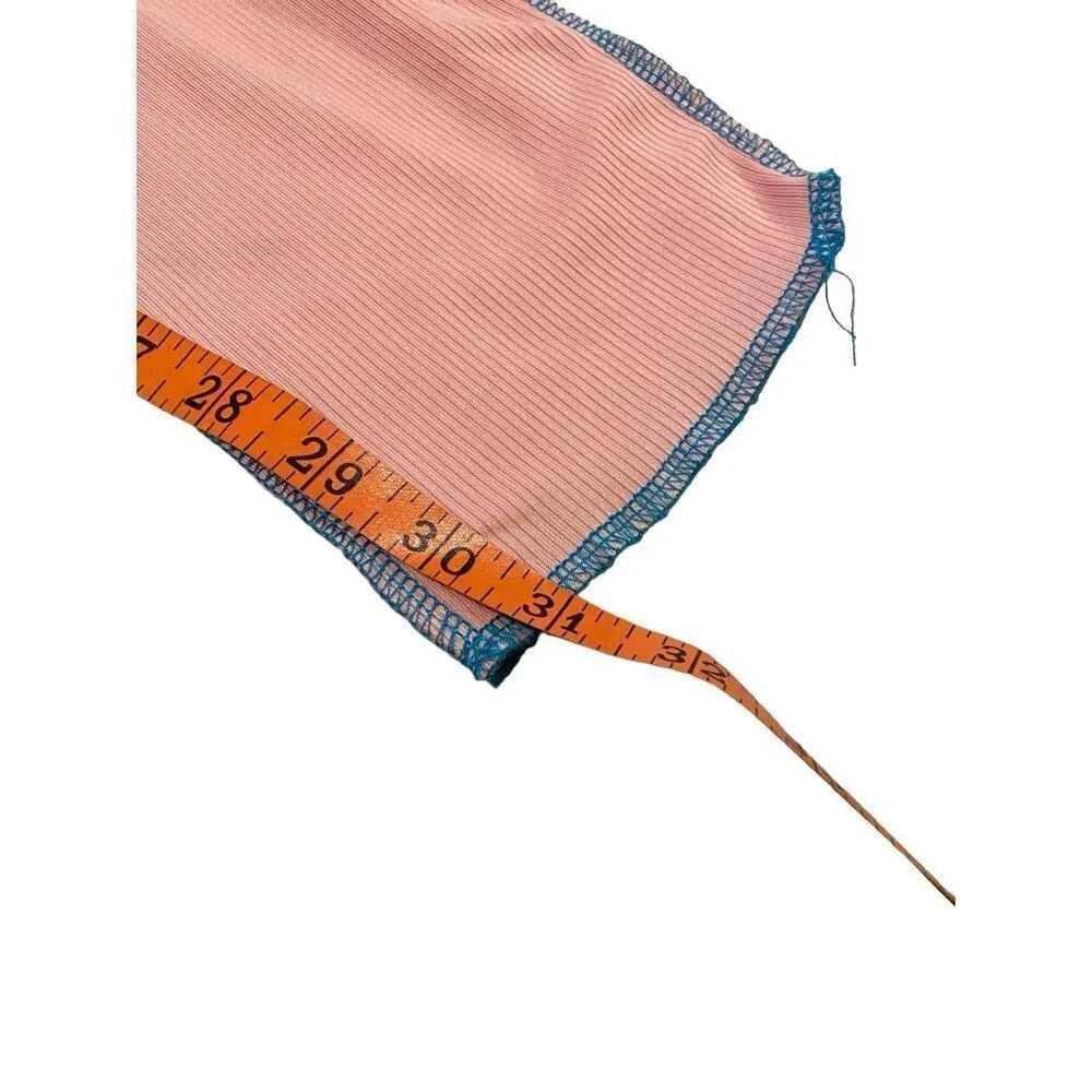 Ribbed Leggings Everyday Casual Stretch Pajamas Sleepwear Sleep Pants Blue - Image 10