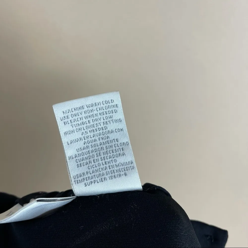 Vintage Worthington Size 10 Petite Ruffle Retro Floral Skirt Flowy Chic Feminine - Image 7