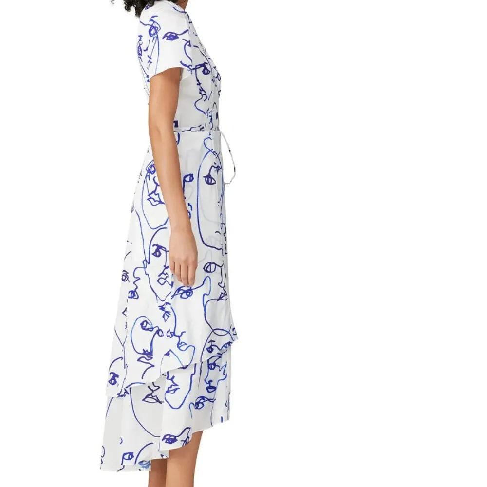 Hutch Printed Rosa Face Print Midi Dress - Image 3