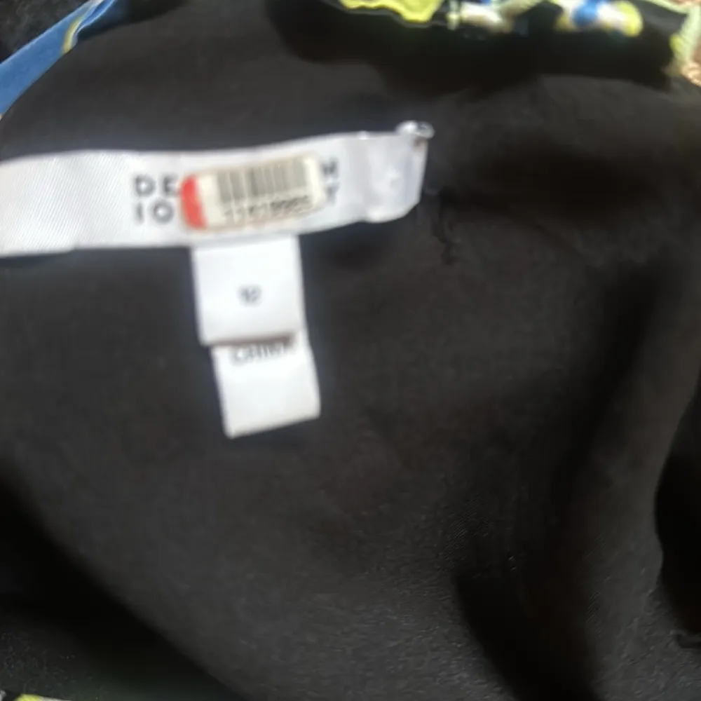 10 Crosby silk halter dress size 12 fitted ruffled asymmetrical - Image 9